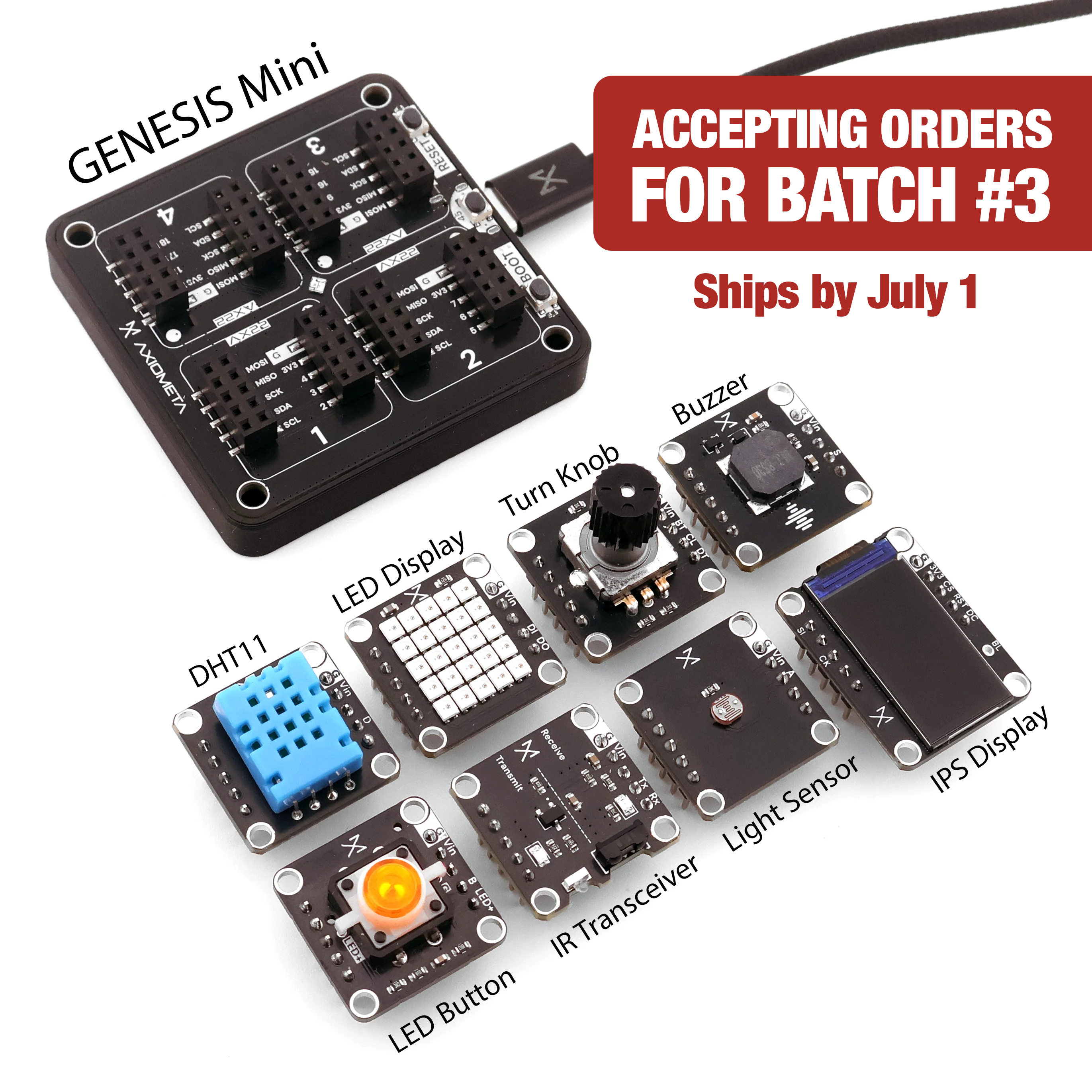 esp32 micro vape mod kit Axiometa Genesis Mini