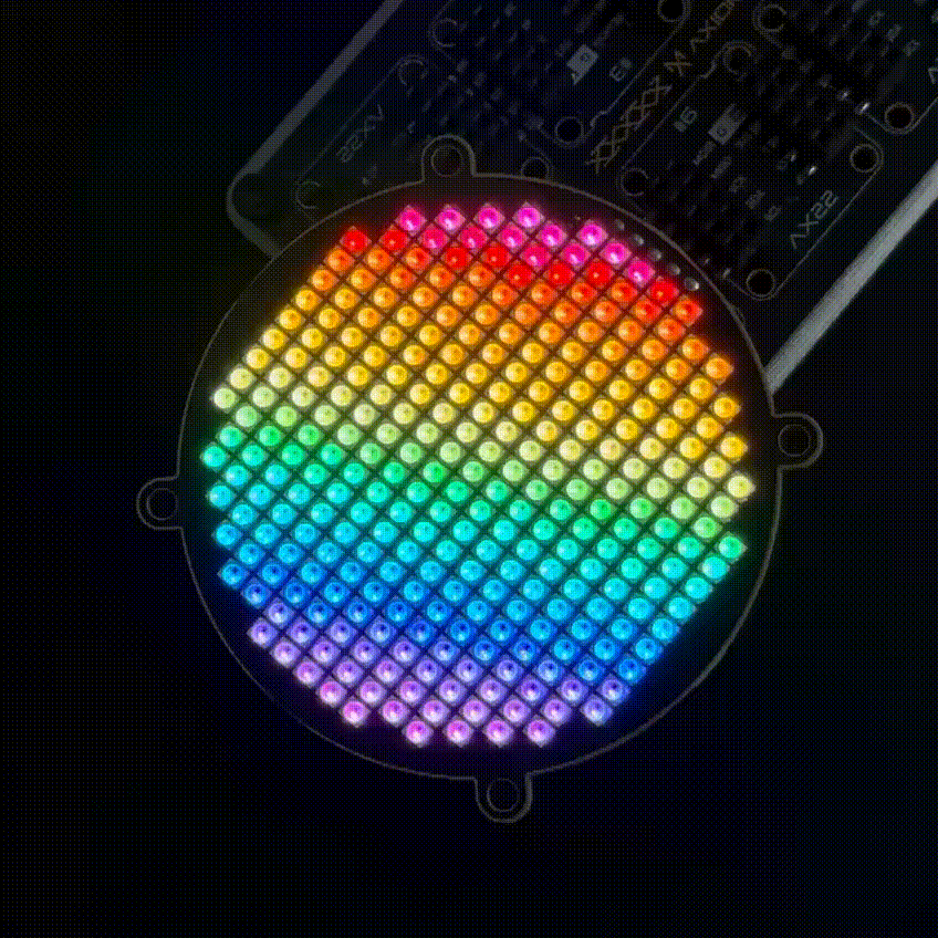 Round 289x NeoPixel Display