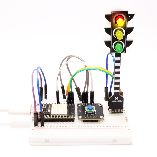 Traffic Light with a Button