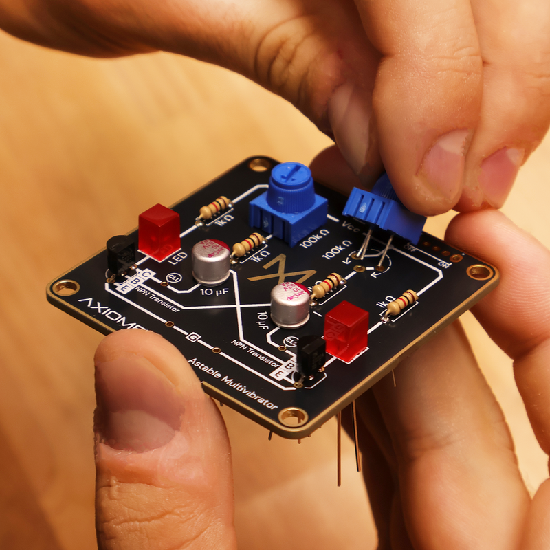 GUIDE: Axiometa Astable Multivibrator - Soldering Kit