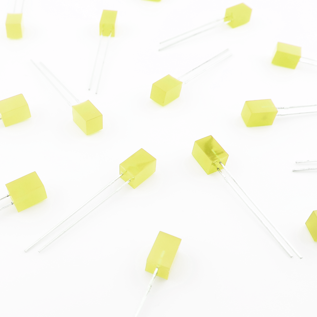 Cube Yellow LED