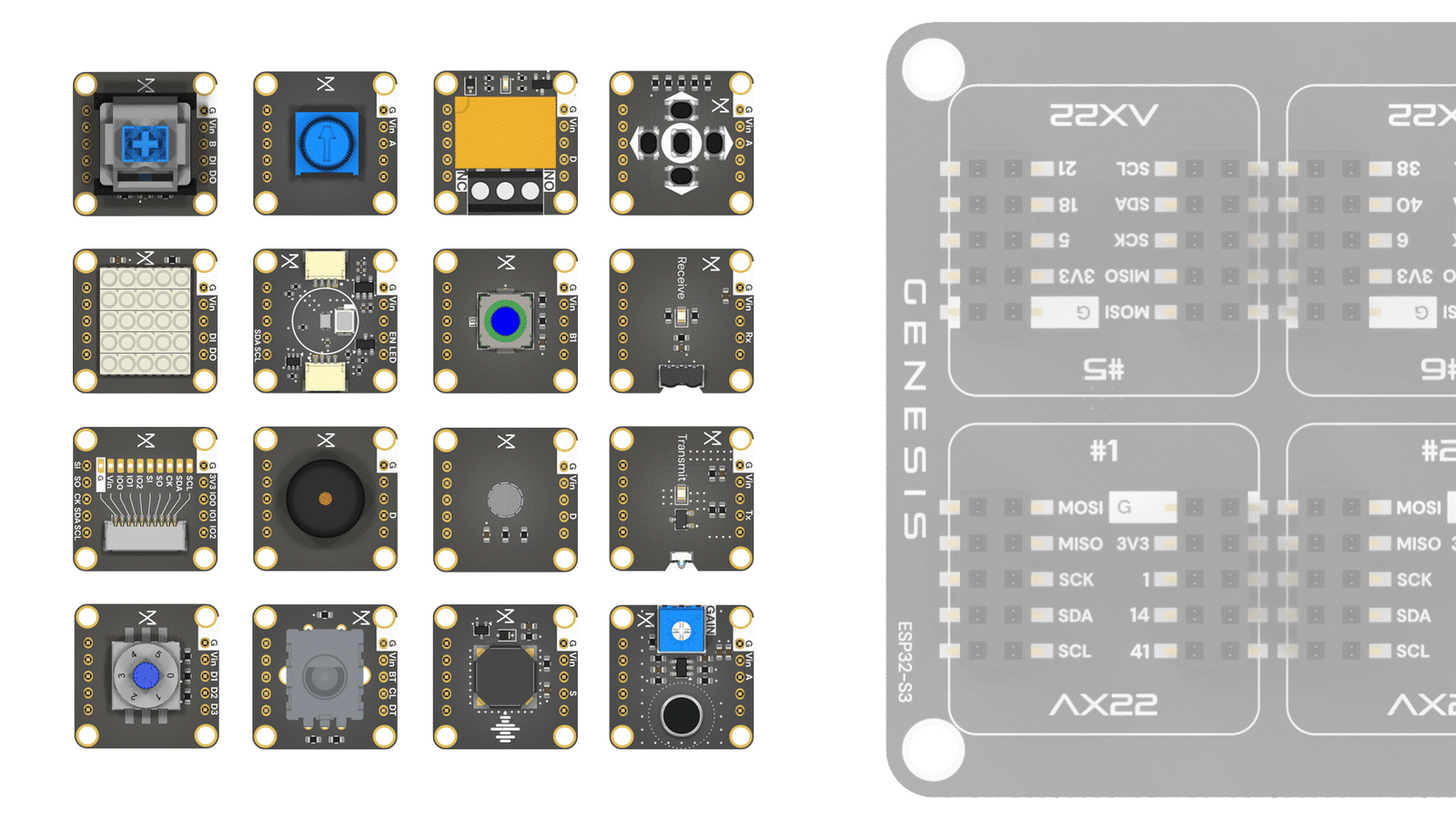 Add the modules your project needs.