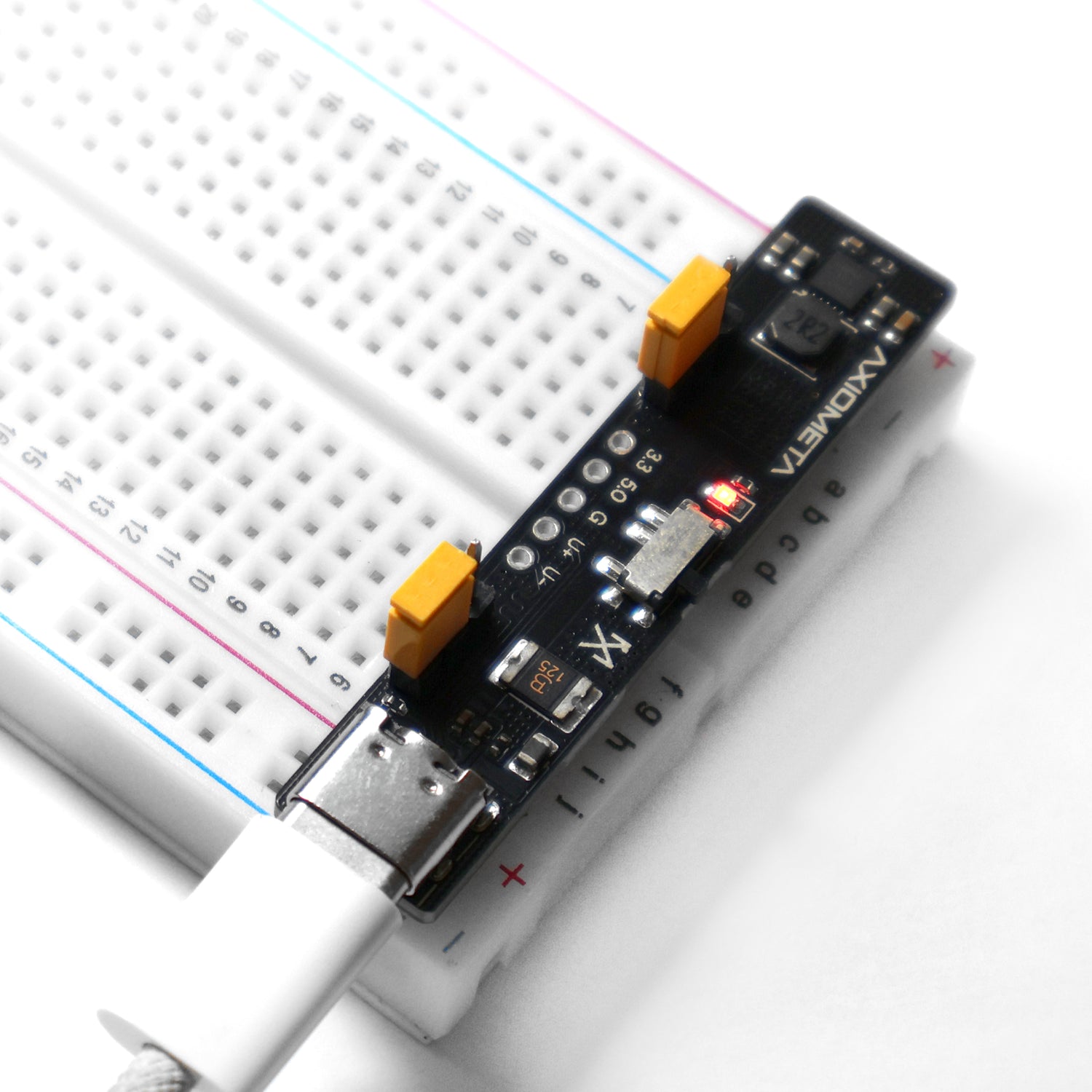 Axiometa BrødBoost-C: Breadboard Power Supply