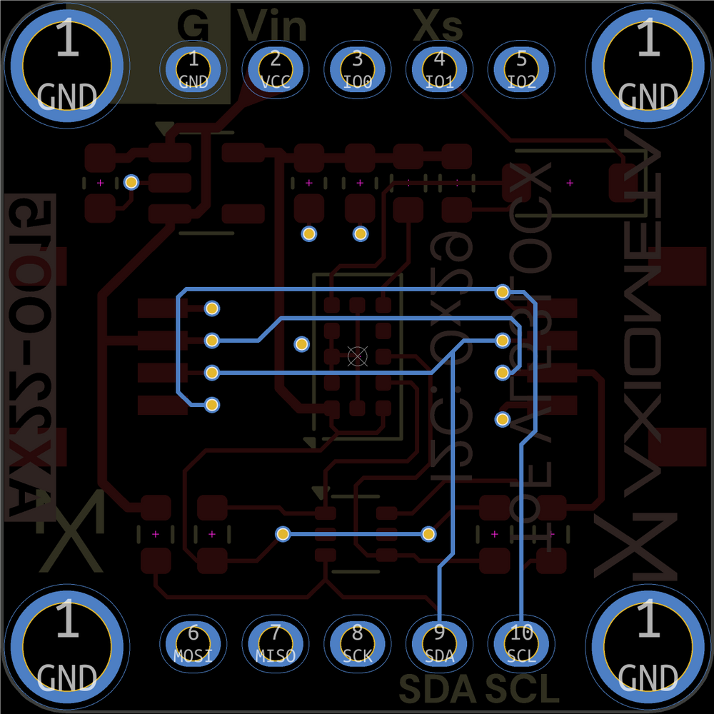Distance Sensor (ToF-VL53L0CX) — PCB BACK