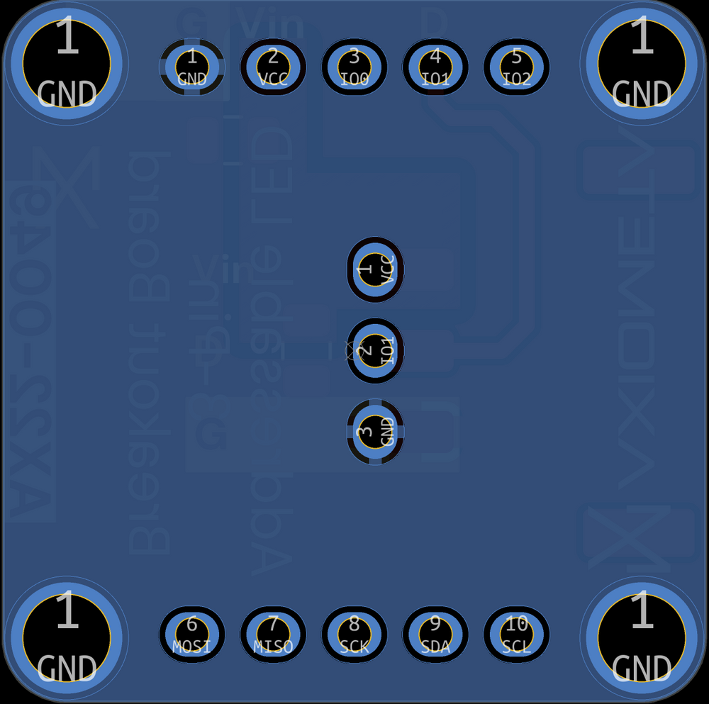 Addressable LED Adapter (3-Pin) Kit — PCB BACK