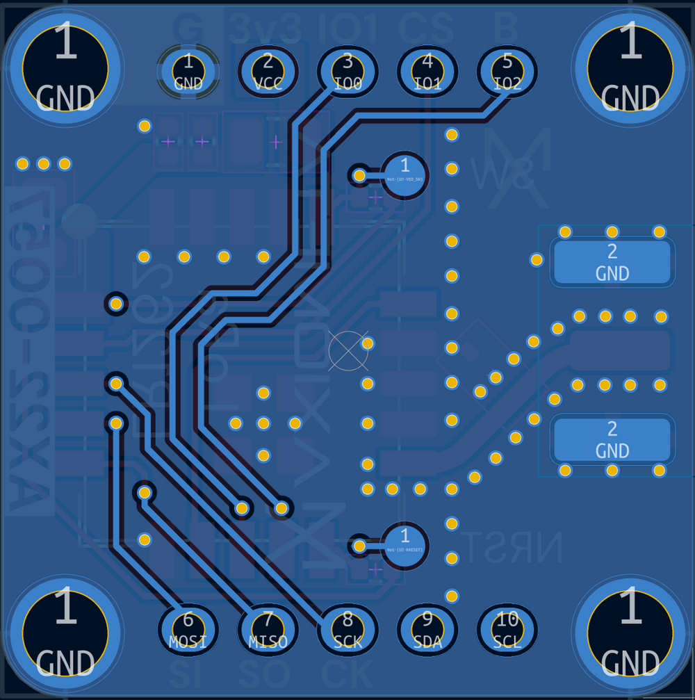 LoRa Module (LR1262) — PCB BACK
