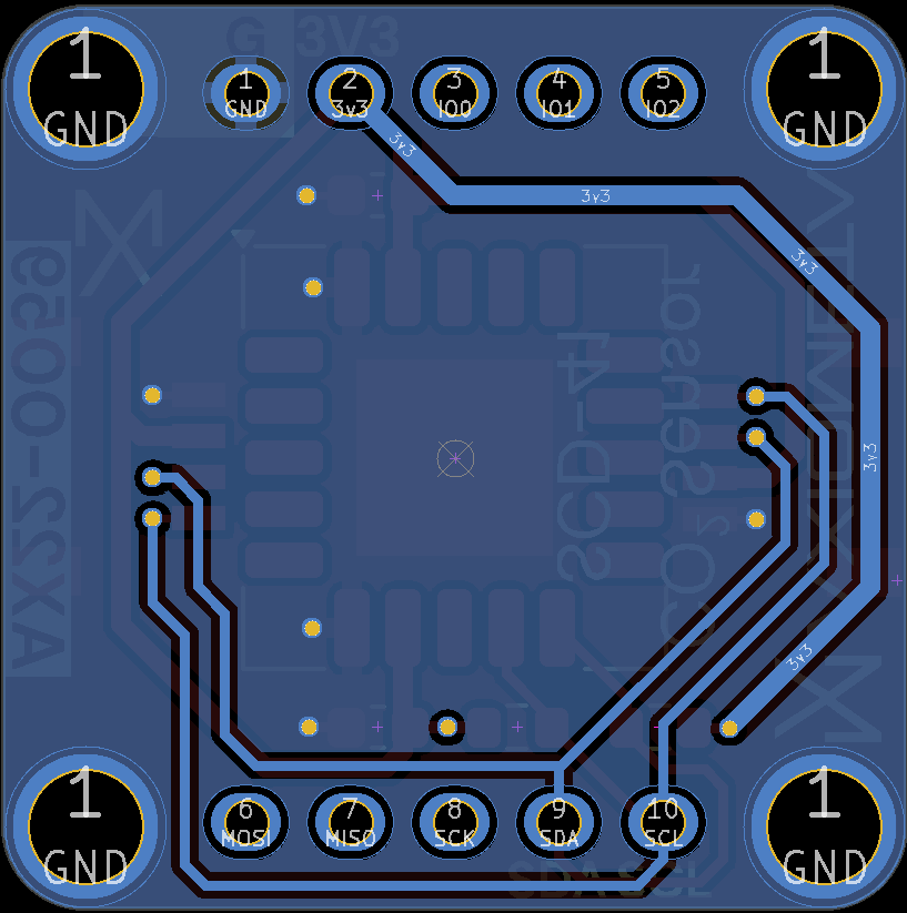 CO2 Sensor (SCD-41) — PCB BACK