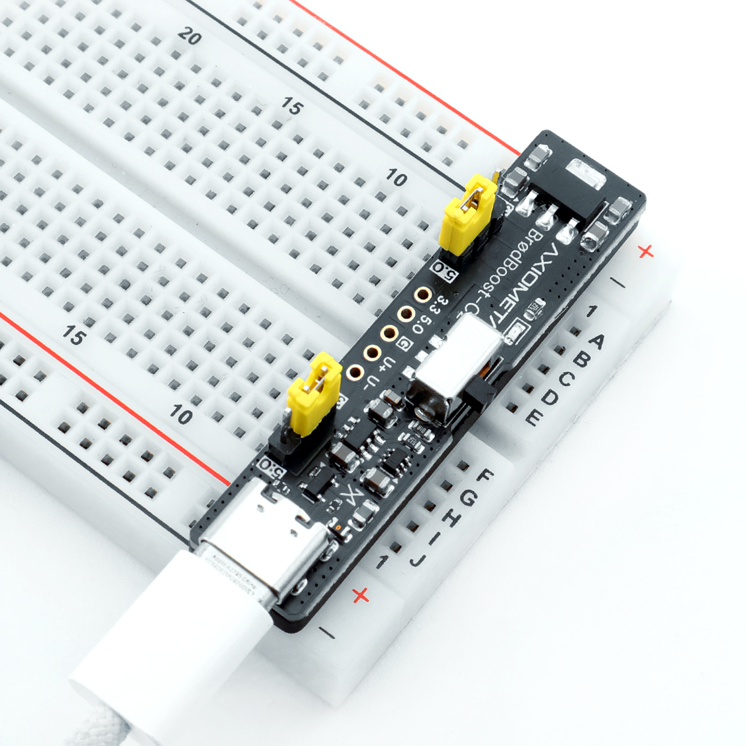 Axiometa BrødBoost-C2: Breadboard Power Supply