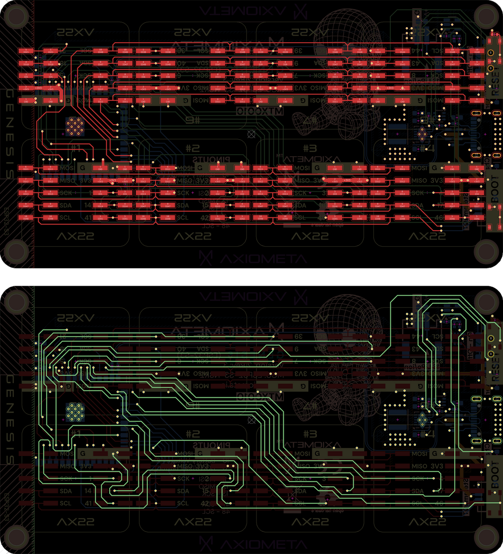 Axiometa Genesis One — Pcb front