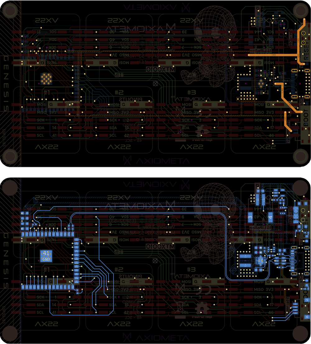 Axiometa Genesis One — Pcb back