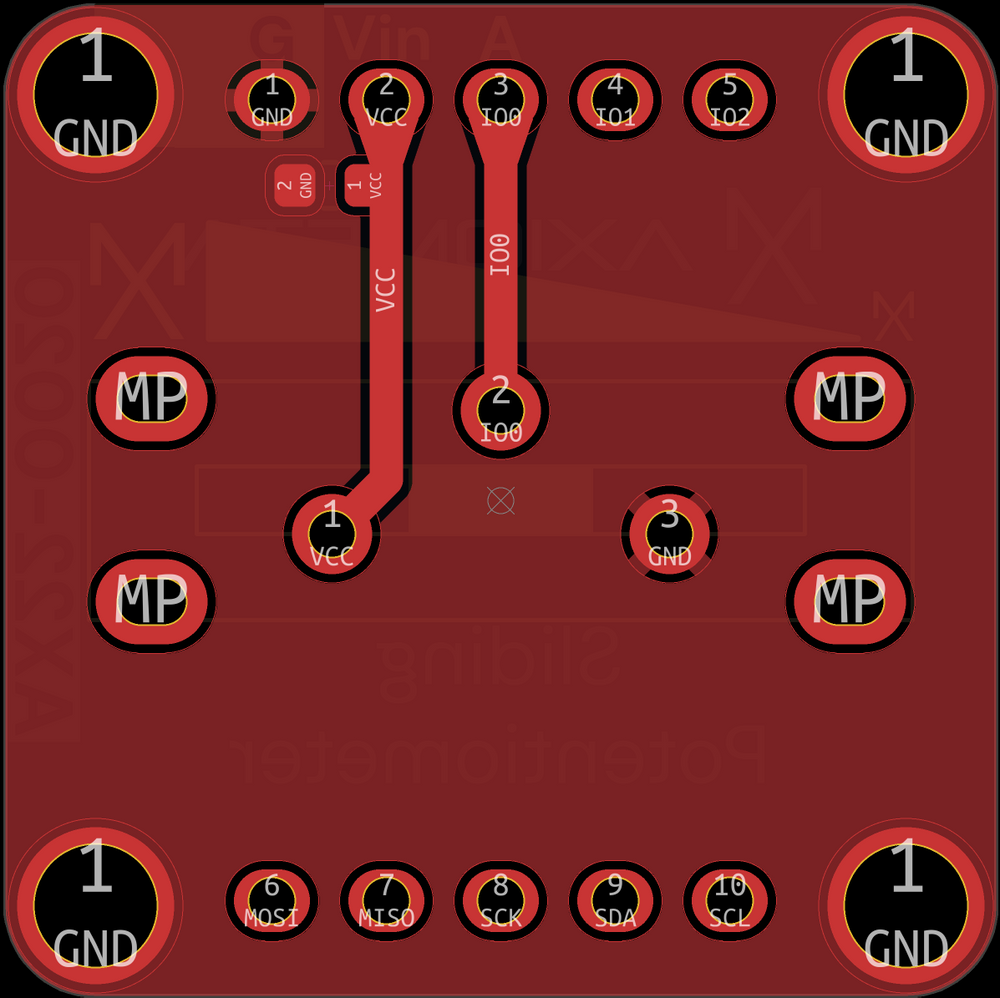 Sliding Potentiometer — PCB FRONT