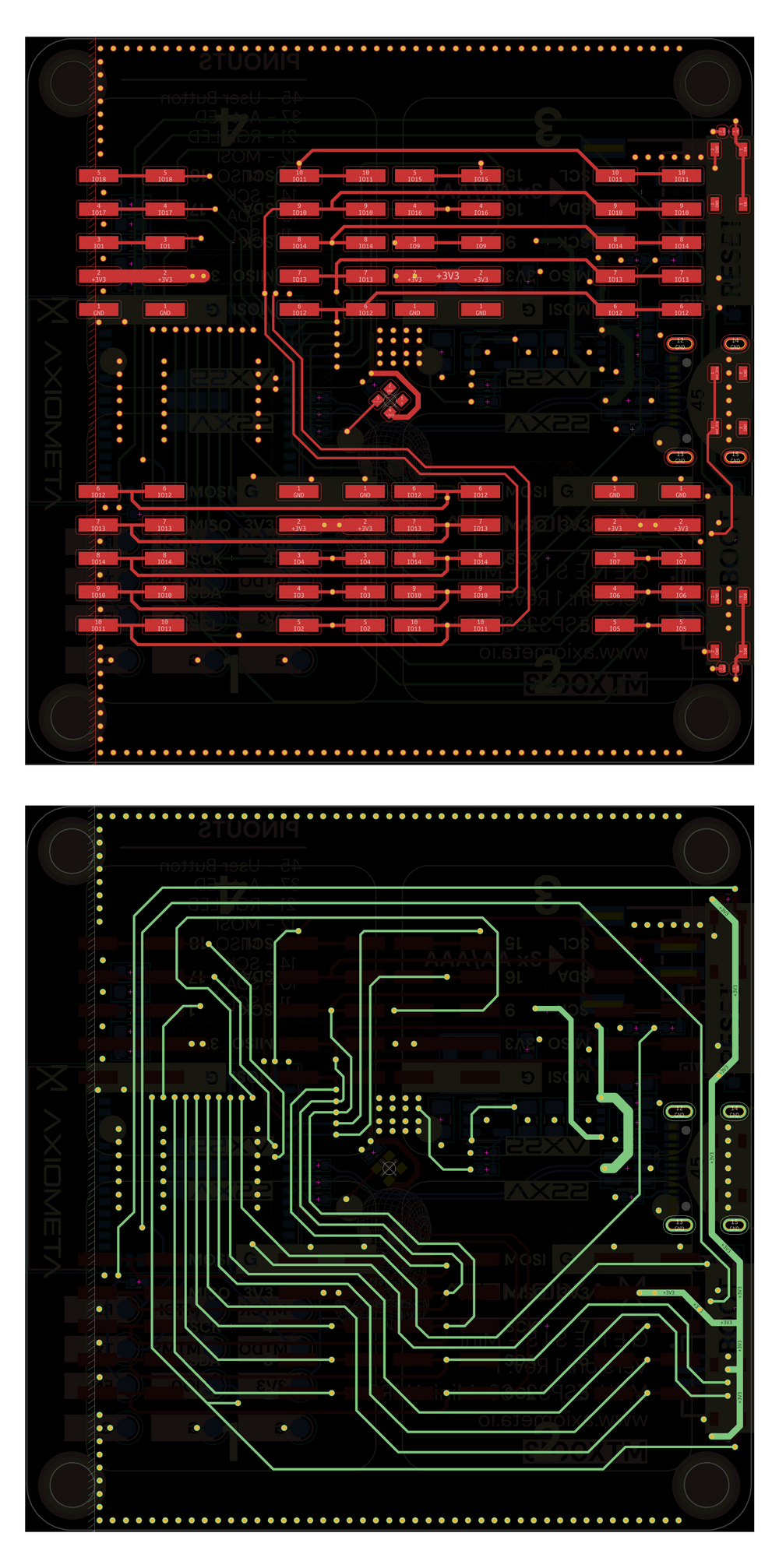 Axiometa Genesis Mini — Pcb front