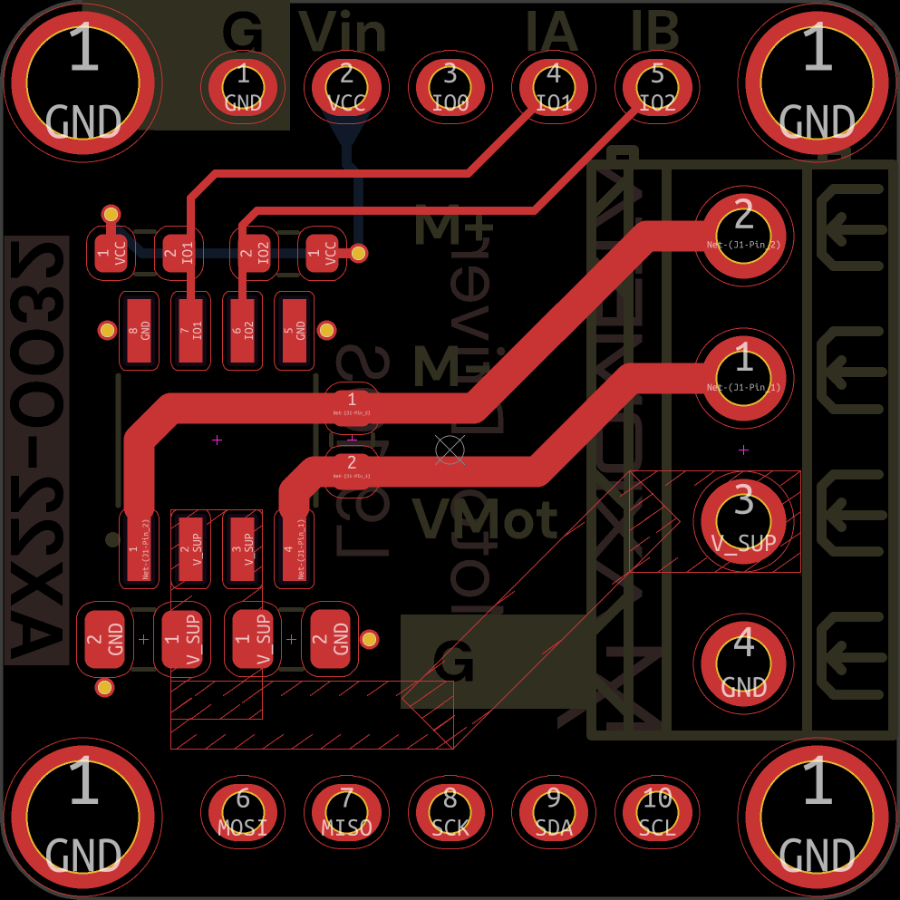 Motor Driver (L9110S) — PCB FRONT