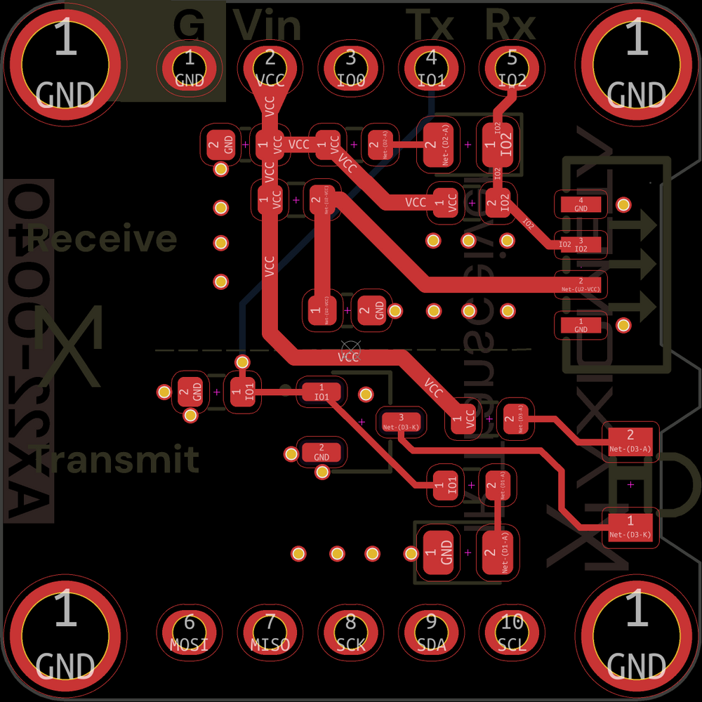 IR Transceiver — PCB FRONT