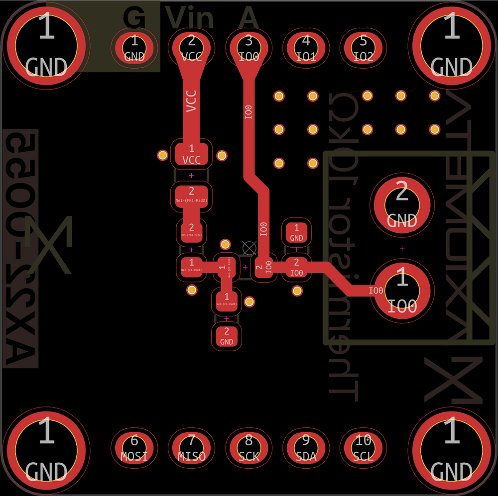 2-Pin Thermistor Adapter — PCB FRONT
