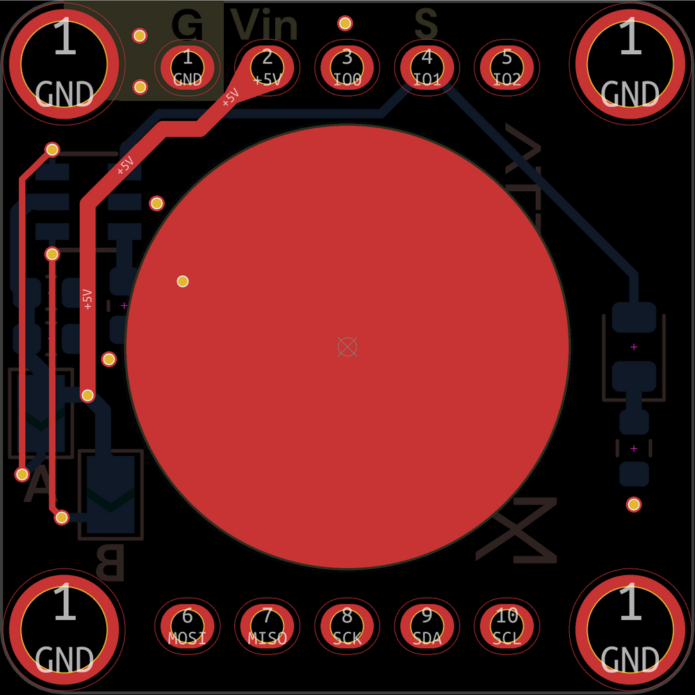 Touchpad (TTP223) — PCB FRONT