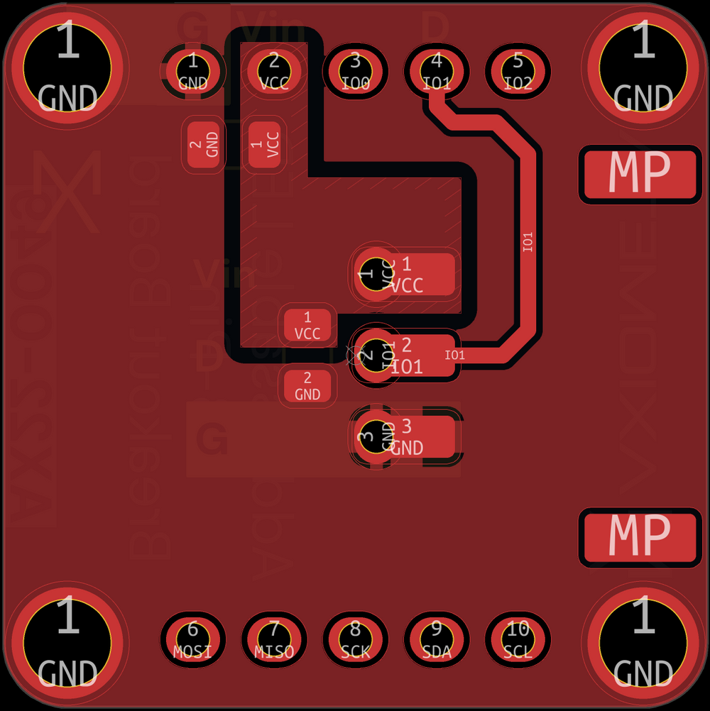 Addressable LED Adapter (3-Pin) Kit — PCB FRONT