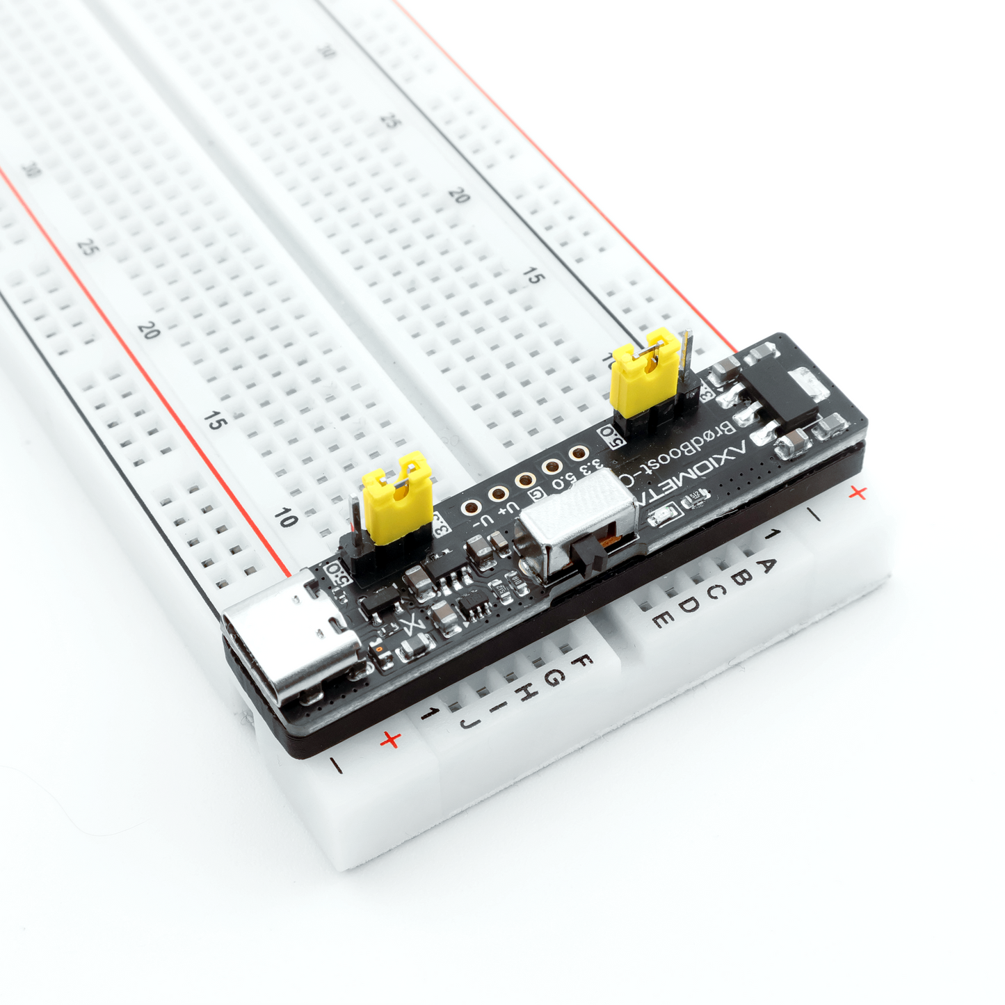 Axiometa BrødBoost-C2: Breadboard Power Supply