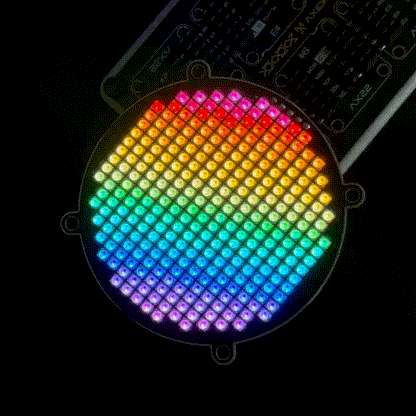 Round 289x NeoPixel Display