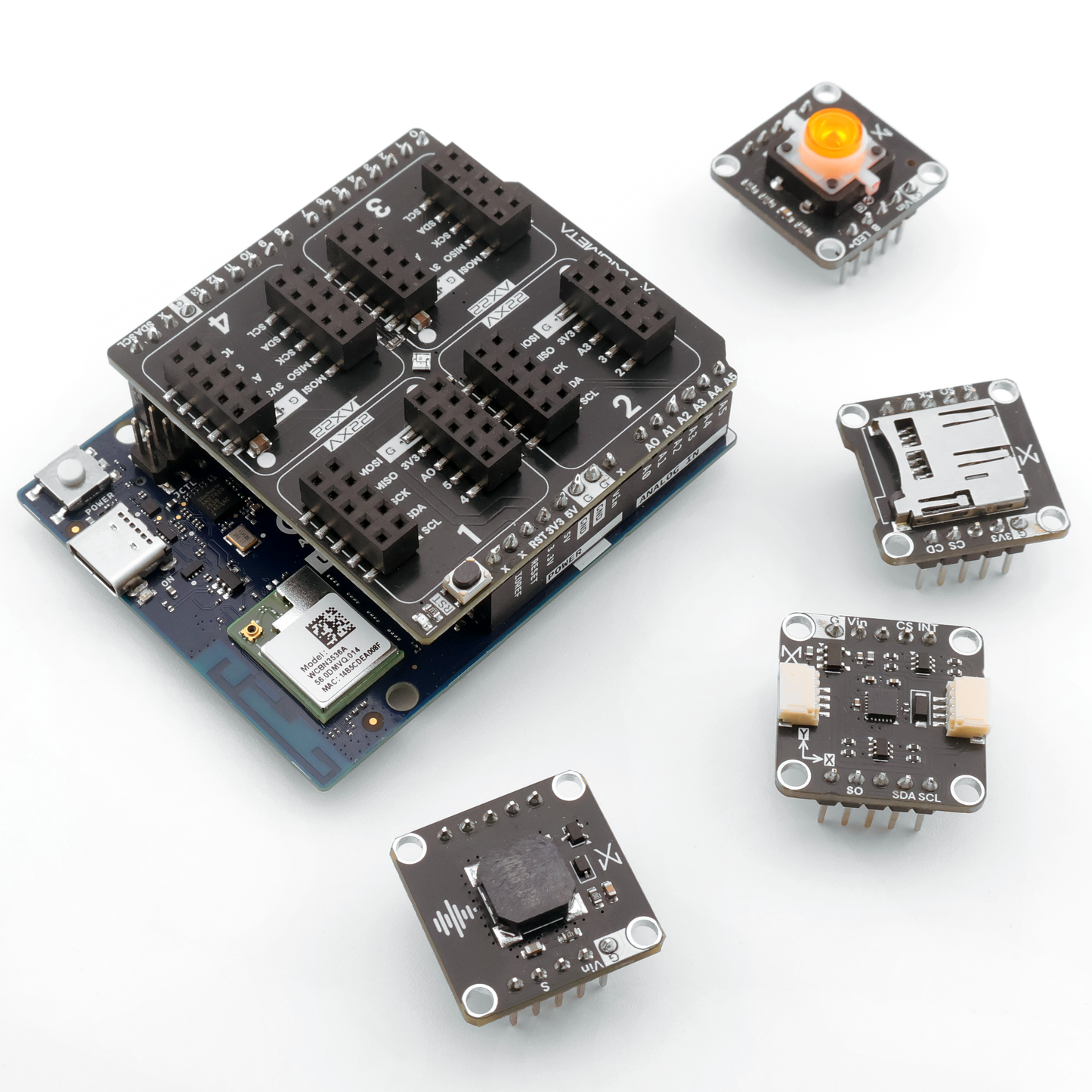 Arduino UNO AX22 Shield